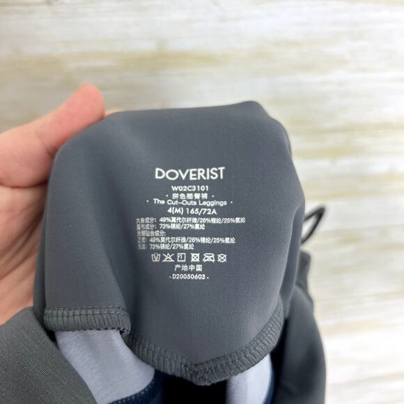 Doverist NWT The Cut Outs Legging Deep Turquoise and Dark Blue - Picture 8 of 9